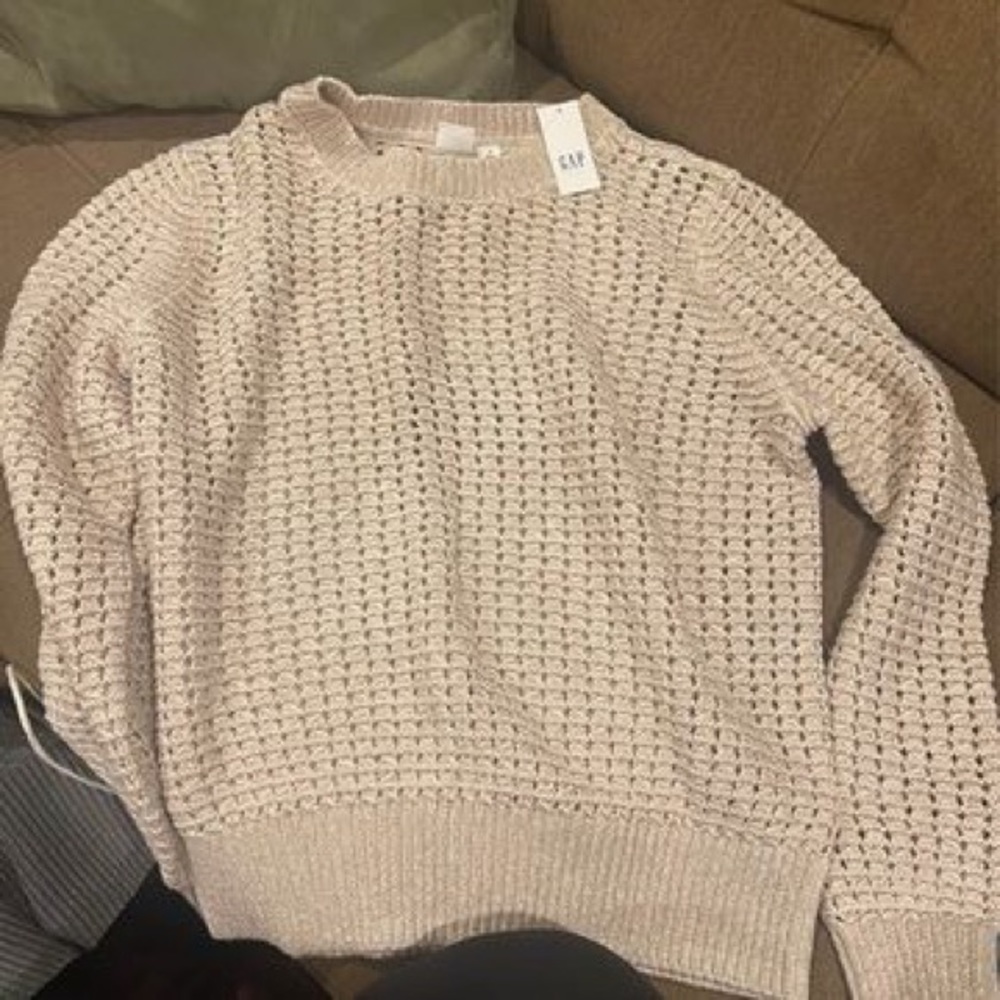 Gap metallic brown sweater